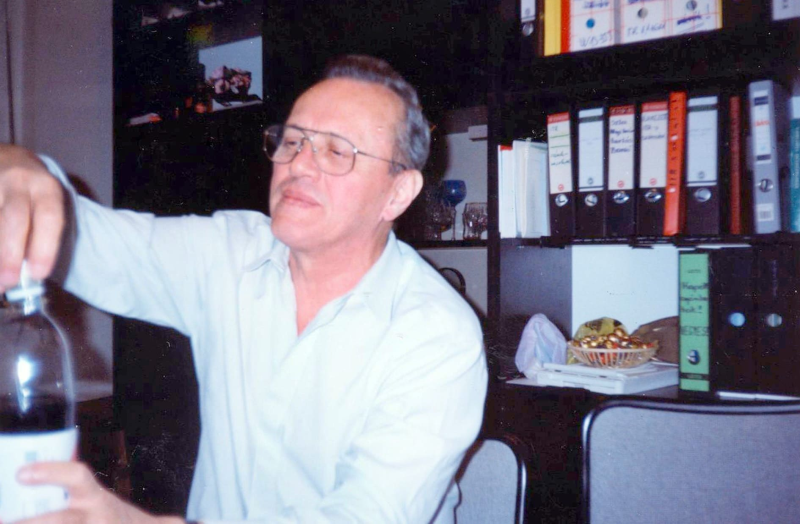 Édesapám, Id. Zombori Antal, aki rengeteget segített vállalkozásom beindításában (1991.)
