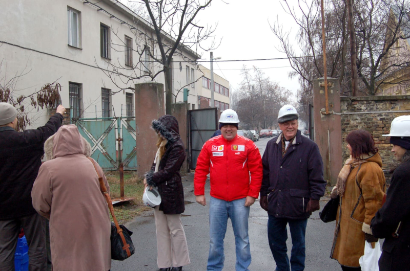 Timót utcai telek első bejárása (2008.)