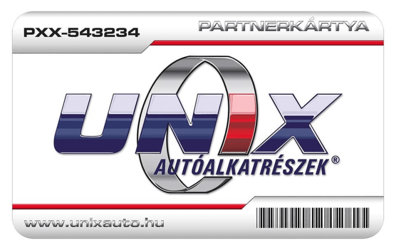 UNIX partnerkártya
