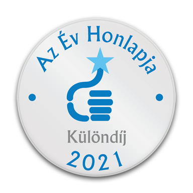 Az év honlapja 2021 - Szolgáltatás kategória különdíj